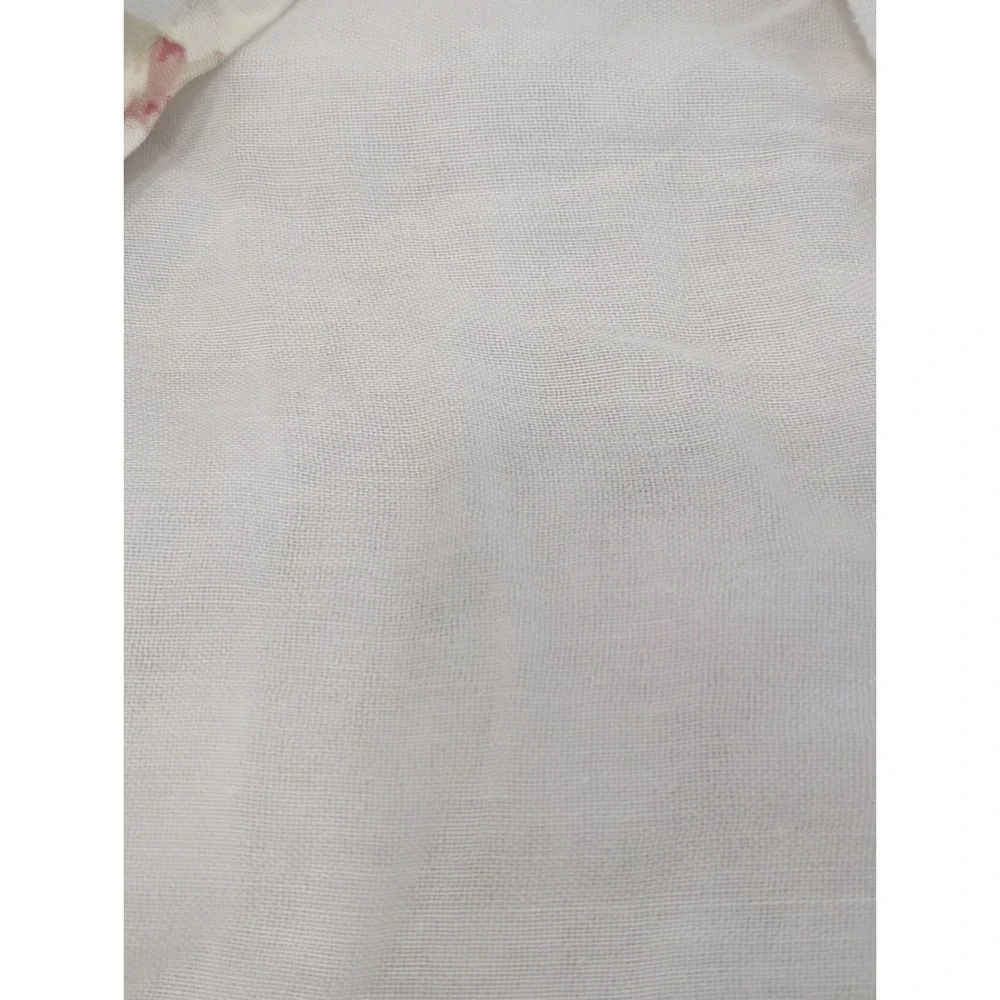 VTG French Country Pillow Sham Roses Robin Egg Blue 31x25